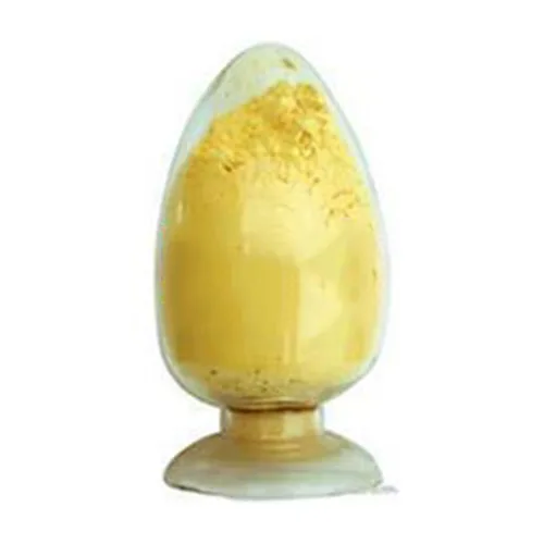 Les granules de plomb jaune oxyde de plomb